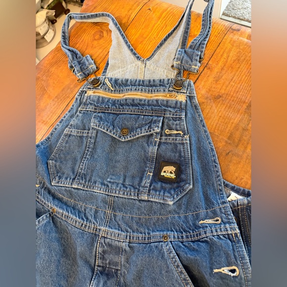 Men's Blue Denim Overalls - Picture 2 of 6